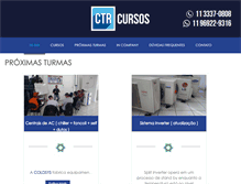 Tablet Screenshot of ctrcursos.com.br